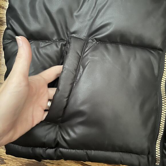 CI Sono (S) Black Hooded Puffer Coat - Picture 6 of 8